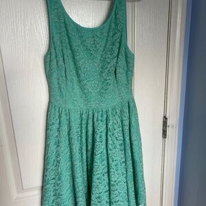 Urban Outfitters Aqua Mint Lace Dress
